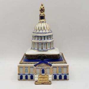 US Capital "The 53rd Presidential Inaugural" 1996 Clinton Rare Trinket Box